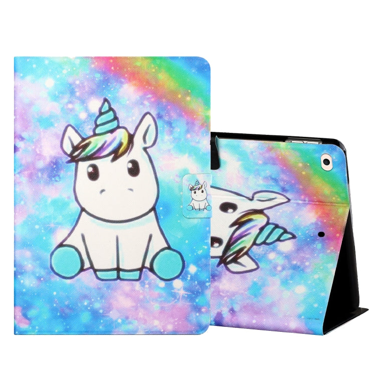 Colored Drawing Horizontal Flip Leather Case with Holder & Card Slots & Sleep / Wake-up Function, For iPad Mini 5/4/3/2/1, For iPad 10.2 / iPad Air 10.5 （2019） / iPad Pro 10.5 inch, For iPad Air / Air 2 / 2017 / 2018������������������������������������...