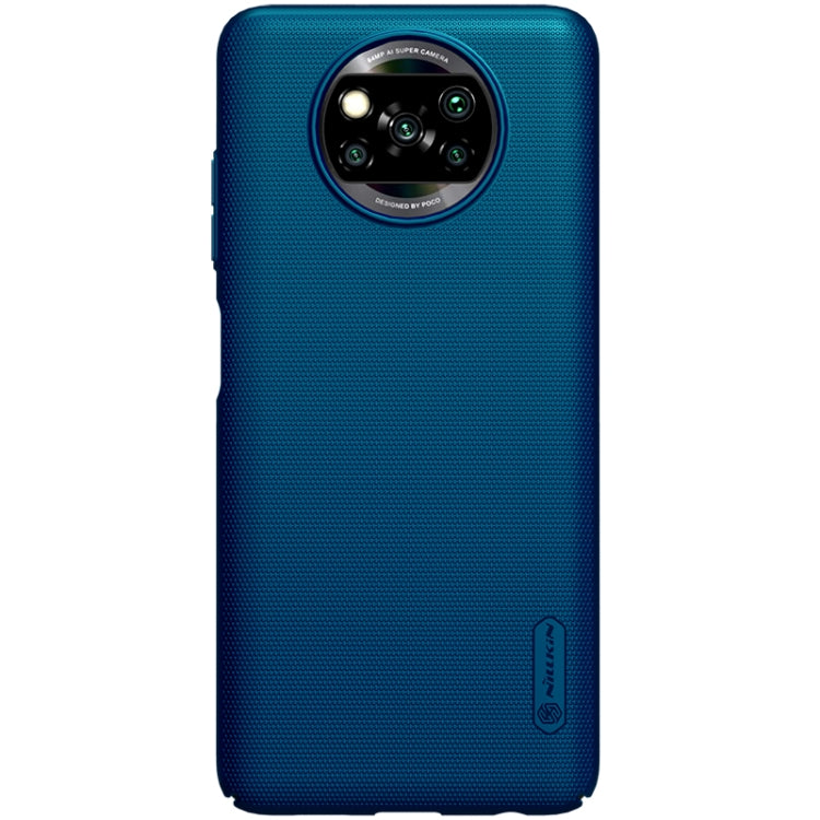NILLKIN Frosted Concave-convex Texture PC Protective Case, For Xiaomi Poco X3 NFC