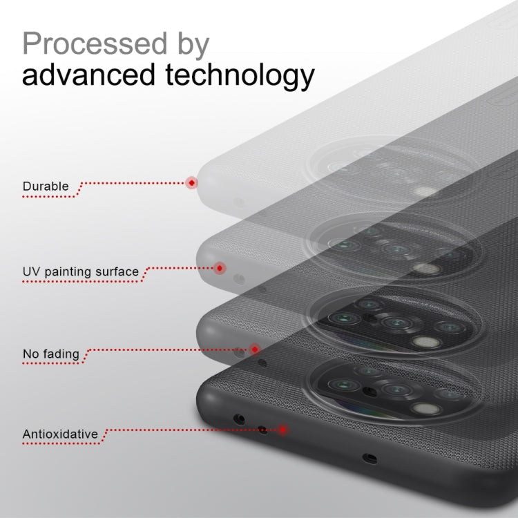 NILLKIN Frosted Concave-convex Texture PC Protective Case, For Xiaomi Poco X3 NFC