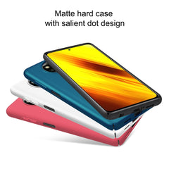 NILLKIN Frosted Concave-convex Texture PC Protective Case, For Xiaomi Poco X3 NFC