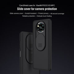 NILLKIN Black Mirror Series PC Camshield Full Coverage Dust-proof Scratch Resistant Case, For Xiaomi Poco X3 NFC, For Samsung Galaxy M31s, For Xiaomi Mi 10 Ultra, For Xiaomi Redmi K30 Ultra