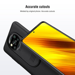 NILLKIN Black Mirror Series PC Camshield Full Coverage Dust-proof Scratch Resistant Case, For Xiaomi Poco X3 NFC, For Samsung Galaxy M31s, For Xiaomi Mi 10 Ultra, For Xiaomi Redmi K30 Ultra