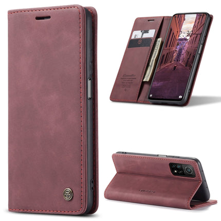 CaseMe-013 Multifunctional Retro Frosted Horizontal Flip Leather Case with Card Slot & Holder & Wallet, For OnePlus 8T, For Samsung Galaxy A42 5G, For Huawei P Smart 2021, For Xiaomi Mi 10T Lite 5G, For Xiaomi Mi 10T 5G / 10T Pro 5G