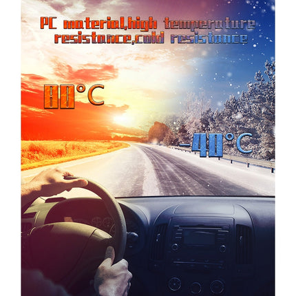 M12 OBD2 + GPS Mode Car Head-up Display HUD Overspeed / Speed / Water Temperature / Low Voltage / Fault Alarm