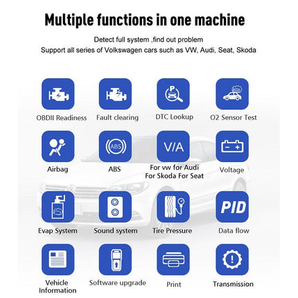 KONNWEI KW450 Car 2.8 inch TFT Color Screen Battery Tester Support 2 Languages / System  XP WIN7 WIN8 WIN10
