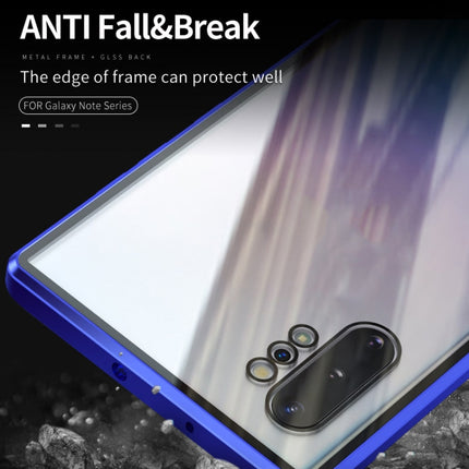 Magnetic Metal Frame Double-sided Tempered Glass Case, For Samsung Galaxy Note 8, For Samsung Galaxy Note9, For Samsung Galaxy Note10, For Samsung Galaxy Note10+, For Samsung Galaxy S8, For Samsung Galaxy S8+, For Samsung Galaxy S9, For Samsung Galaxy ...