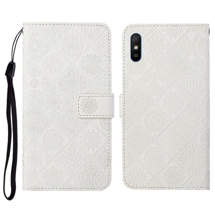 Ethnic Style Embossed Pattern Horizontal Flip Leather Case with Holder & Card Slots & Wallet & Lanyard, For Xiaomi Redmi 9, For Xiaomi Redmi 9A, For Xiaomi Redmi 9C