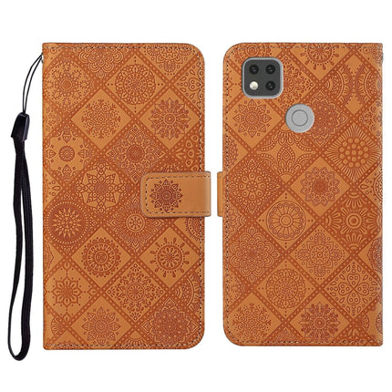 Ethnic Style Embossed Pattern Horizontal Flip Leather Case with Holder & Card Slots & Wallet & Lanyard, For Xiaomi Redmi 9, For Xiaomi Redmi 9A, For Xiaomi Redmi 9C