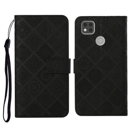 Ethnic Style Embossed Pattern Horizontal Flip Leather Case with Holder & Card Slots & Wallet & Lanyard, For Xiaomi Redmi 9, For Xiaomi Redmi 9A, For Xiaomi Redmi 9C