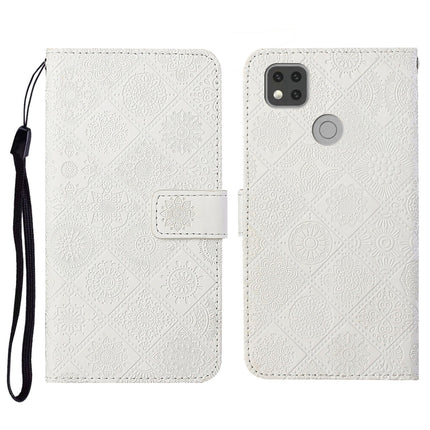 Ethnic Style Embossed Pattern Horizontal Flip Leather Case with Holder & Card Slots & Wallet & Lanyard, For Xiaomi Redmi 9, For Xiaomi Redmi 9A, For Xiaomi Redmi 9C