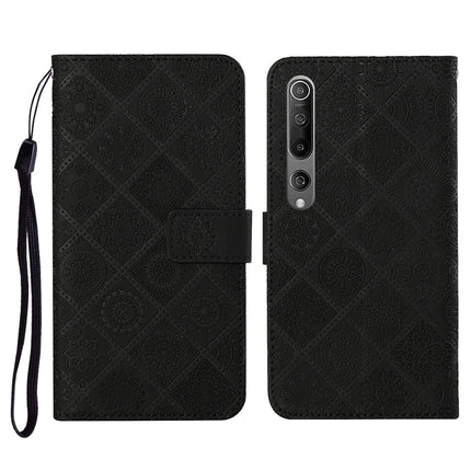 Ethnic Style Embossed Pattern Horizontal Flip Leather Case with Holder & Card Slots & Wallet & Lanyard, For Xiaomi Redmi Note 9, For Xiaomi Redmi Note 9 Pro, For Xiaomi Mi 10 5G