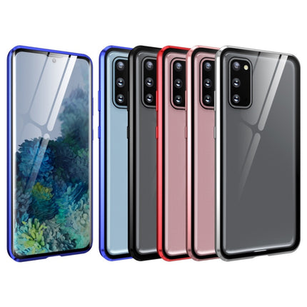 Magnetic Metal Frame Double-sided Tempered Glass Case, For Samsung Galaxy S20, For Samsung Galaxy S20+, For Samsung Galaxy S20 Ultra, For Samsung Galaxy S20 FE