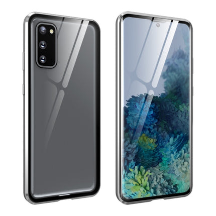 Magnetic Metal Frame Double-sided Tempered Glass Case, For Samsung Galaxy S20, For Samsung Galaxy S20+, For Samsung Galaxy S20 Ultra, For Samsung Galaxy S20 FE