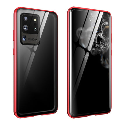 Magnetic Metal Frame Double-sided Tempered Glass Case, For Samsung Galaxy S20, For Samsung Galaxy S20+, For Samsung Galaxy S20 Ultra, For Samsung Galaxy S20 FE