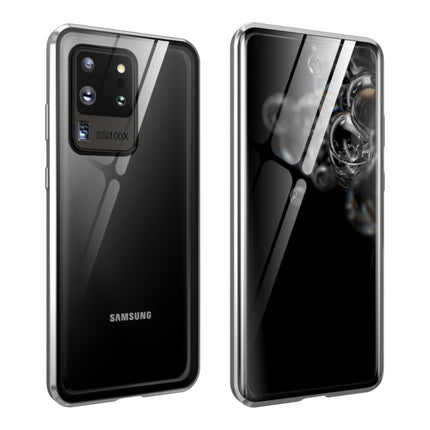 Magnetic Metal Frame Double-sided Tempered Glass Case, For Samsung Galaxy S20, For Samsung Galaxy S20+, For Samsung Galaxy S20 Ultra, For Samsung Galaxy S20 FE