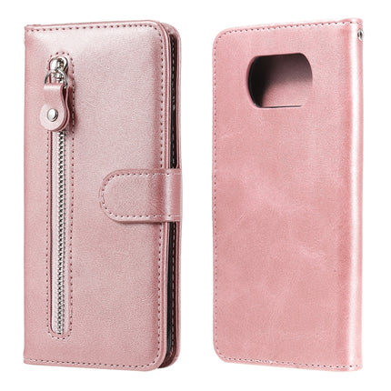 Fashion Calf Texture Zipper Horizontal Flip Leather Case with Stand & Card Slots & Wallet Function, For Samsung Galaxy S20 FE, For Xiaomi Poco X3 NFC