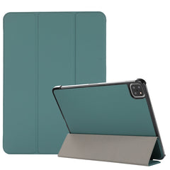 3-folding Skin Texture Horizontal Flip TPU + PU Leather Case with Holder, For iPad Air 11 2024 / 2022 / 2020 10.9, For iPad 9.7 (2018) / 9.7 (2017) / air / air2, For Samsung Galaxy Tab A 8.0 (2019) T290 / T295