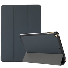 3-folding Skin Texture Horizontal Flip TPU + PU Leather Case with Holder, For iPad Air 11 2024 / 2022 / 2020 10.9, For iPad 9.7 (2018) / 9.7 (2017) / air / air2, For Samsung Galaxy Tab A 8.0 (2019) T290 / T295