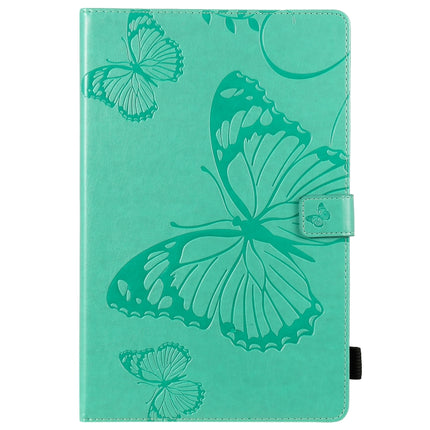 Pressed Printing Butterfly Pattern Horizontal Flip Leather Case with Holder & Card Slots & Wallet & Sleep / Wake-up Function, For Samsung Galaxy Tab S6 T860