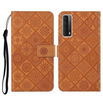 Ethnic Style Embossed Pattern Horizontal Flip Leather Case with Holder & Card Slots & Wallet & Lanyard, For Huawei P smart 2021, For Huawei P smart 2020, For Huawei P Smart Z / Y9 Prime 2019
