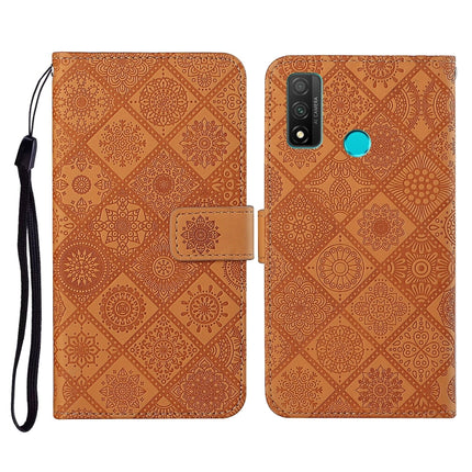 Ethnic Style Embossed Pattern Horizontal Flip Leather Case with Holder & Card Slots & Wallet & Lanyard, For Huawei P smart 2021, For Huawei P smart 2020, For Huawei P Smart Z / Y9 Prime 2019