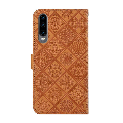 Ethnic Style Embossed Pattern Horizontal Flip Leather Case with Holder & Card Slots & Wallet & Lanyard, For Huawei P30, For Huawei P30 Pro, For Huawei P30 lite