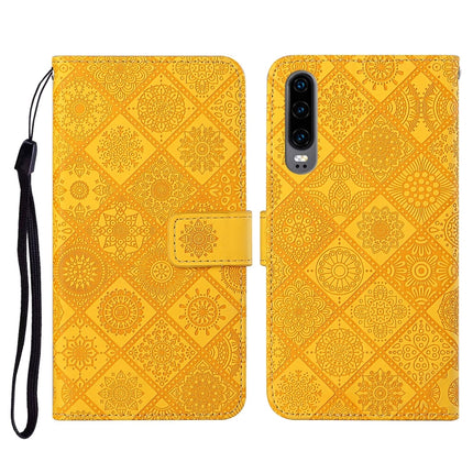 Ethnic Style Embossed Pattern Horizontal Flip Leather Case with Holder & Card Slots & Wallet & Lanyard, For Huawei P30, For Huawei P30 Pro, For Huawei P30 lite
