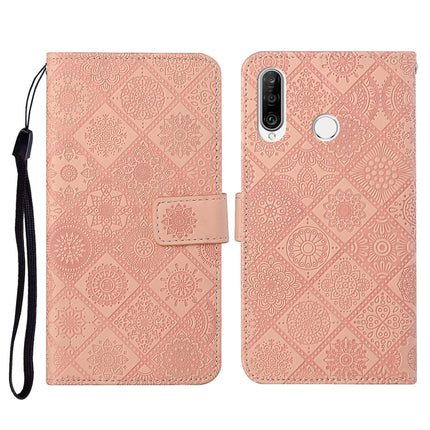 Ethnic Style Embossed Pattern Horizontal Flip Leather Case with Holder & Card Slots & Wallet & Lanyard, For Huawei P30, For Huawei P30 Pro, For Huawei P30 lite