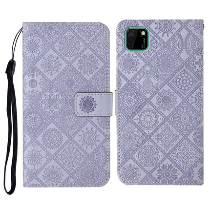 Ethnic Style Embossed Pattern Horizontal Flip Leather Case with Holder & Card Slots & Wallet & Lanyard, For Huawei Honor 9A, For Huawei Honor 9X Lite, For Huawei Honor 9X / 9X Pro