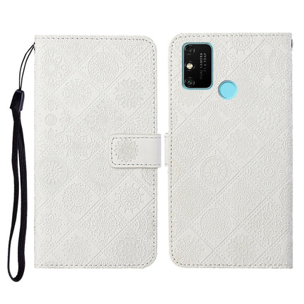Ethnic Style Embossed Pattern Horizontal Flip Leather Case with Holder & Card Slots & Wallet & Lanyard, For Huawei Honor 9A, For Huawei Honor 9X Lite, For Huawei Honor 9X / 9X Pro
