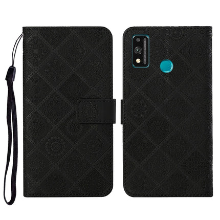 Ethnic Style Embossed Pattern Horizontal Flip Leather Case with Holder & Card Slots & Wallet & Lanyard, For Huawei Honor 9A, For Huawei Honor 9X Lite, For Huawei Honor 9X / 9X Pro
