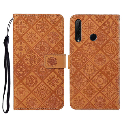 Ethnic Style Embossed Pattern Horizontal Flip Leather Case with Holder & Card Slots & Wallet & Lanyard, For Huawei Honor 20, Huawei Honor 20 lite / 10i, For Huawei Y7 (2019)