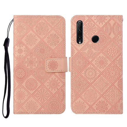 Ethnic Style Embossed Pattern Horizontal Flip Leather Case with Holder & Card Slots & Wallet & Lanyard, For Huawei Honor 20, Huawei Honor 20 lite / 10i, For Huawei Y7 (2019)
