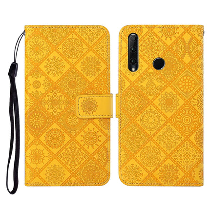 Ethnic Style Embossed Pattern Horizontal Flip Leather Case with Holder & Card Slots & Wallet & Lanyard, For Huawei Honor 20, Huawei Honor 20 lite / 10i, For Huawei Y7 (2019)
