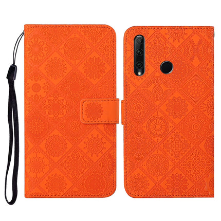 Ethnic Style Embossed Pattern Horizontal Flip Leather Case with Holder & Card Slots & Wallet & Lanyard, For Huawei Honor 20, Huawei Honor 20 lite / 10i, For Huawei Y7 (2019)
