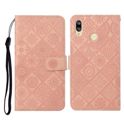 Ethnic Style Embossed Pattern Horizontal Flip Leather Case with Holder & Card Slots & Wallet & Lanyard, For Huawei Honor 20, Huawei Honor 20 lite / 10i, For Huawei Y7 (2019)