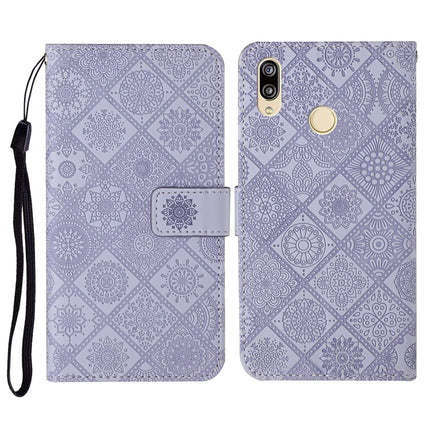 Ethnic Style Embossed Pattern Horizontal Flip Leather Case with Holder & Card Slots & Wallet & Lanyard, For Huawei Honor 20, Huawei Honor 20 lite / 10i, For Huawei Y7 (2019)