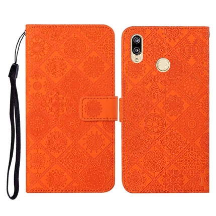 Ethnic Style Embossed Pattern Horizontal Flip Leather Case with Holder & Card Slots & Wallet & Lanyard, For Huawei Honor 20, Huawei Honor 20 lite / 10i, For Huawei Y7 (2019)