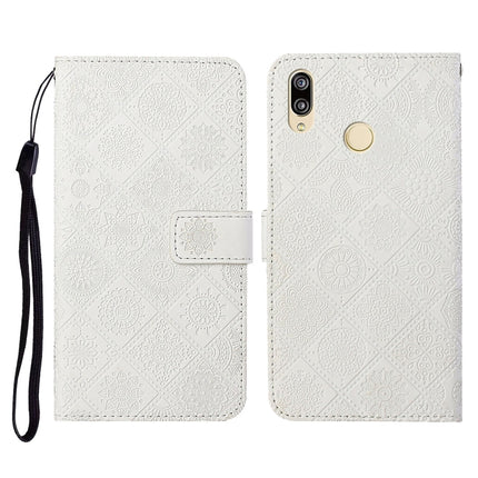 Ethnic Style Embossed Pattern Horizontal Flip Leather Case with Holder & Card Slots & Wallet & Lanyard, For Huawei Honor 20, Huawei Honor 20 lite / 10i, For Huawei Y7 (2019)