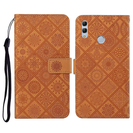 Ethnic Style Embossed Pattern Horizontal Flip Leather Case with Holder & Card Slots & Wallet & Lanyard, For Huawei P smart 2019 / Honor 10 Lite, For Huawei Honor 8X