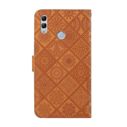 Ethnic Style Embossed Pattern Horizontal Flip Leather Case with Holder & Card Slots & Wallet & Lanyard, For Huawei P smart 2019 / Honor 10 Lite, For Huawei Honor 8X
