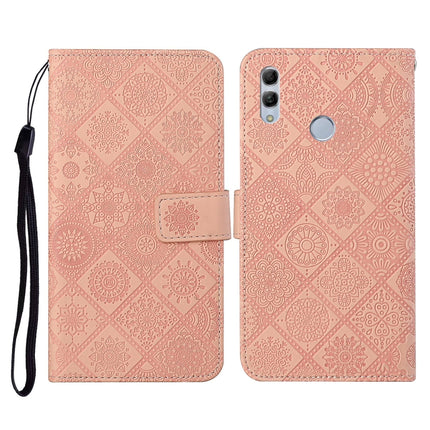 Ethnic Style Embossed Pattern Horizontal Flip Leather Case with Holder & Card Slots & Wallet & Lanyard, For Huawei P smart 2019 / Honor 10 Lite, For Huawei Honor 8X