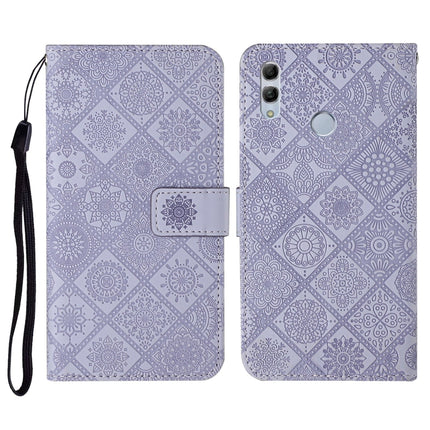 Ethnic Style Embossed Pattern Horizontal Flip Leather Case with Holder & Card Slots & Wallet & Lanyard, For Huawei P smart 2019 / Honor 10 Lite, For Huawei Honor 8X