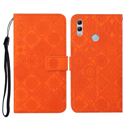 Ethnic Style Embossed Pattern Horizontal Flip Leather Case with Holder & Card Slots & Wallet & Lanyard, For Huawei P smart 2019 / Honor 10 Lite, For Huawei Honor 8X