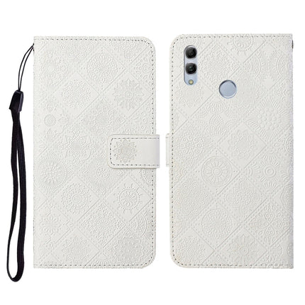 Ethnic Style Embossed Pattern Horizontal Flip Leather Case with Holder & Card Slots & Wallet & Lanyard, For Huawei P smart 2019 / Honor 10 Lite, For Huawei Honor 8X