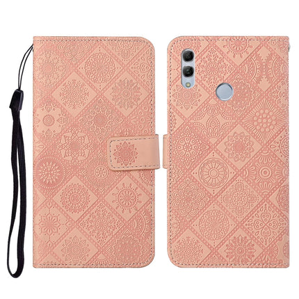 Ethnic Style Embossed Pattern Horizontal Flip Leather Case with Holder & Card Slots & Wallet & Lanyard, For Huawei P smart 2019 / Honor 10 Lite, For Huawei Honor 8X