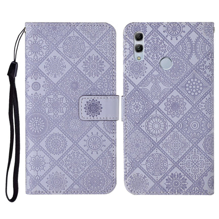 Ethnic Style Embossed Pattern Horizontal Flip Leather Case with Holder & Card Slots & Wallet & Lanyard, For Huawei P smart 2019 / Honor 10 Lite, For Huawei Honor 8X