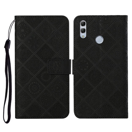 Ethnic Style Embossed Pattern Horizontal Flip Leather Case with Holder & Card Slots & Wallet & Lanyard, For Huawei P smart 2019 / Honor 10 Lite, For Huawei Honor 8X