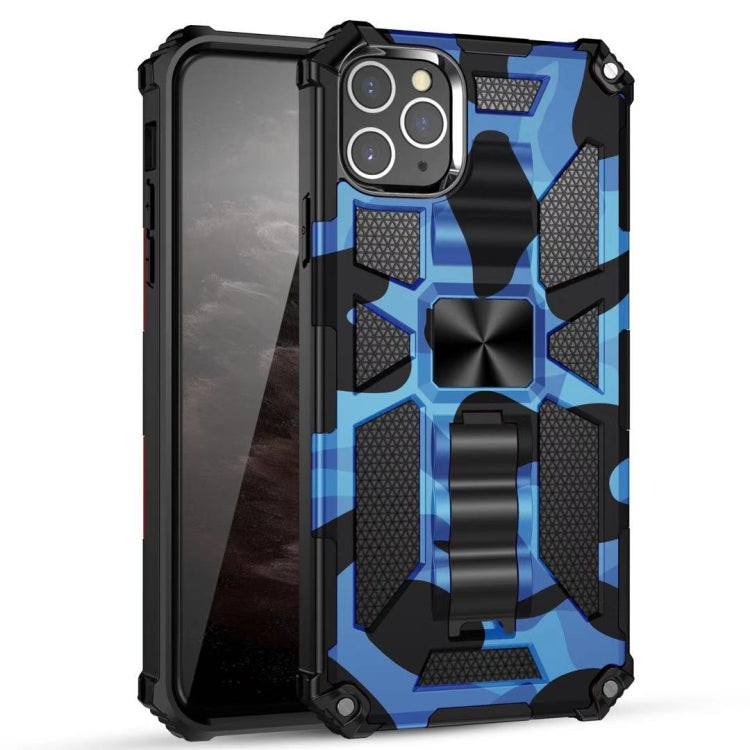 Camouflage Armor Stoßfeste TPU + PC Magnetische Schutzhülle mit Halterung, Für iPhone 12 / 12 Pro, Für iPhone 12 Pro Max, Für iPhone 12 mini