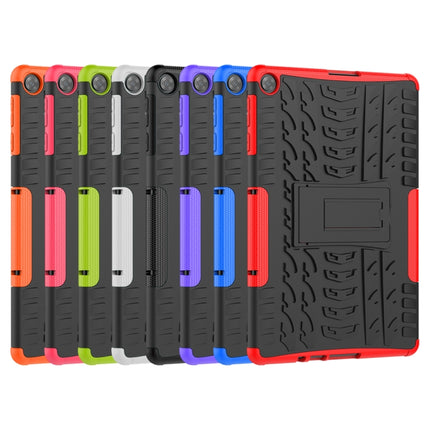 Tire Texture Shockproof TPU+PC Protective Case with Holder, For Huawei MatePad T10/T10S/Enjoy 2, For Huawei P Smart(2021)/Y7a, For OnePlus Nord N10 5G, For OnePlus Nord N100, For Xiaomi Mi 10T Lite 5G